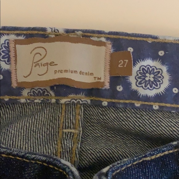 Paige jeans- Rising Glen- Size 27 - Picture 4 of 6